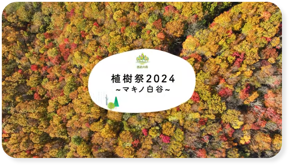 マキノ白谷・西武の森 植樹祭